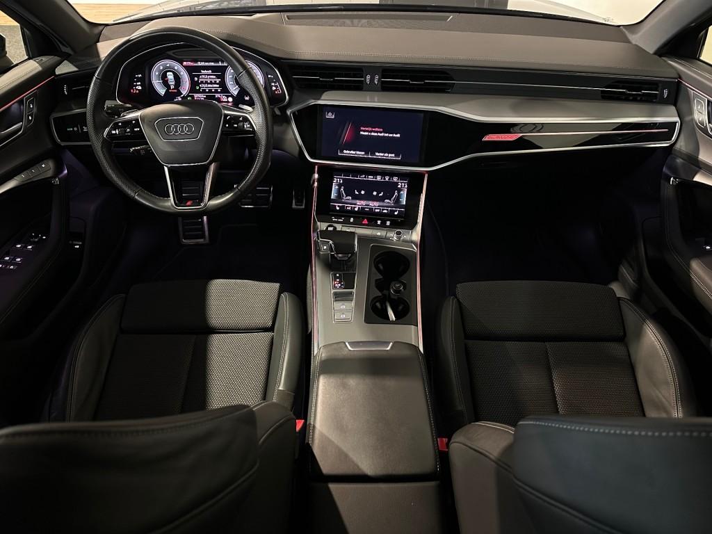 Audi A6 50 TFSI E Q. S EDIT. PANO l QUATTRO l STOEL/STUURVER, Automaat, Gebruikt, Bedrijf, Hybride Elektrisch/Benzine