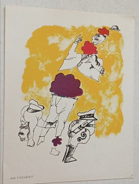 Jack Vanarsky (Argentinië Argentina) lithografie, Antiek en Kunst, Ophalen of Verzenden