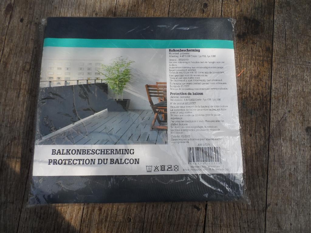 Balkon Bescherm doek, Minder dan 150 cm, Ophalen of Verzenden, Nieuw, Markies