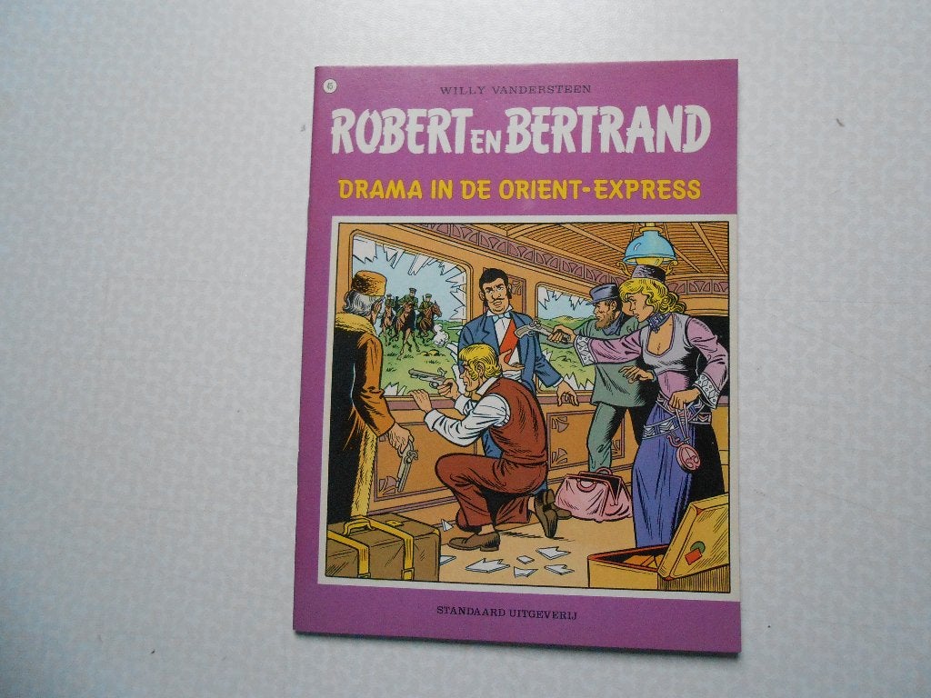 Robert en Bertrand 45 Drama in de Orient-Express 1982 ste dr, Boeken, Willy Vandersteen, Eén stripboek, Nieuw, Ophalen of Verzenden