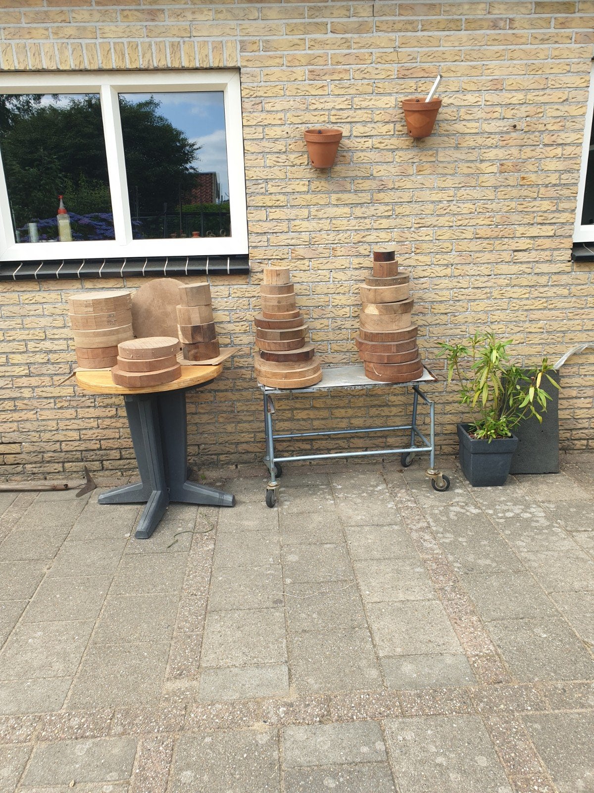 Prachtig hout voor hout draaibank  alle soorten hout voorbe, Ophalen of Verzenden, Metaaldraaibank
