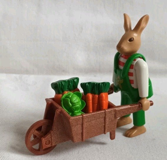 Playmobil Paashaas met kruiwagen set 4451 , zeldzame set, Kinderen en Baby's, Ophalen of Verzenden, Zo goed als nieuw, Figuren