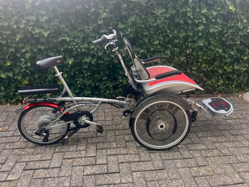 O Pair Van Raam rolstoelfiets Heinzmann XL deelbaar frame, 20 inch of meer, Versnellingen, Zo goed als nieuw, Deels opvouwbaar