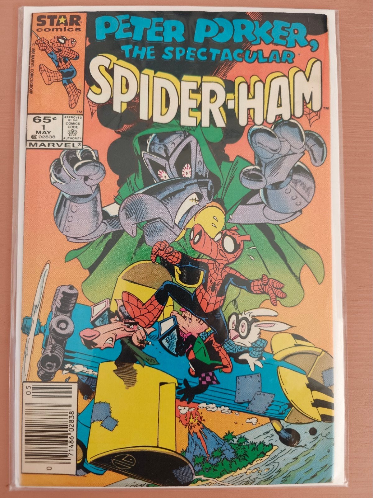Spectacular Spider-Ham #1 (1985), Eén comic, Amerika, Marvel Comics, Ophalen of Verzenden