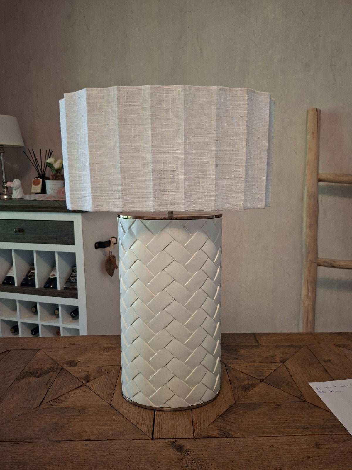 Riviera Maison lamp met Light & Living kap Nieuw, Ophalen, Nieuw, Light & Living