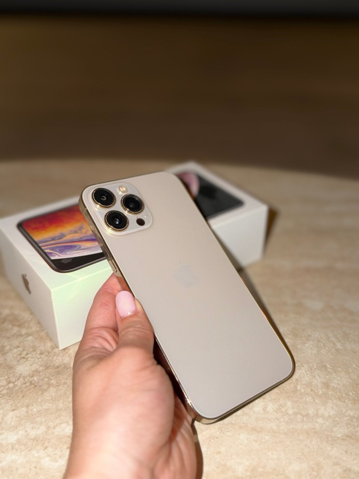 Apple iPhone 13 Pro Max Goud 128GB met hoesjes, Telecommunicatie, Ophalen, 80 %, 128 GB, Zonder simlock