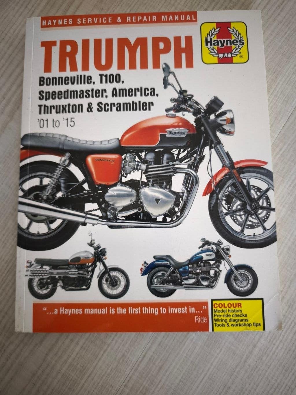 Triumph werkplaats handboek, Ophalen of Verzenden, Zo goed als nieuw, Haynes, Merk of Model