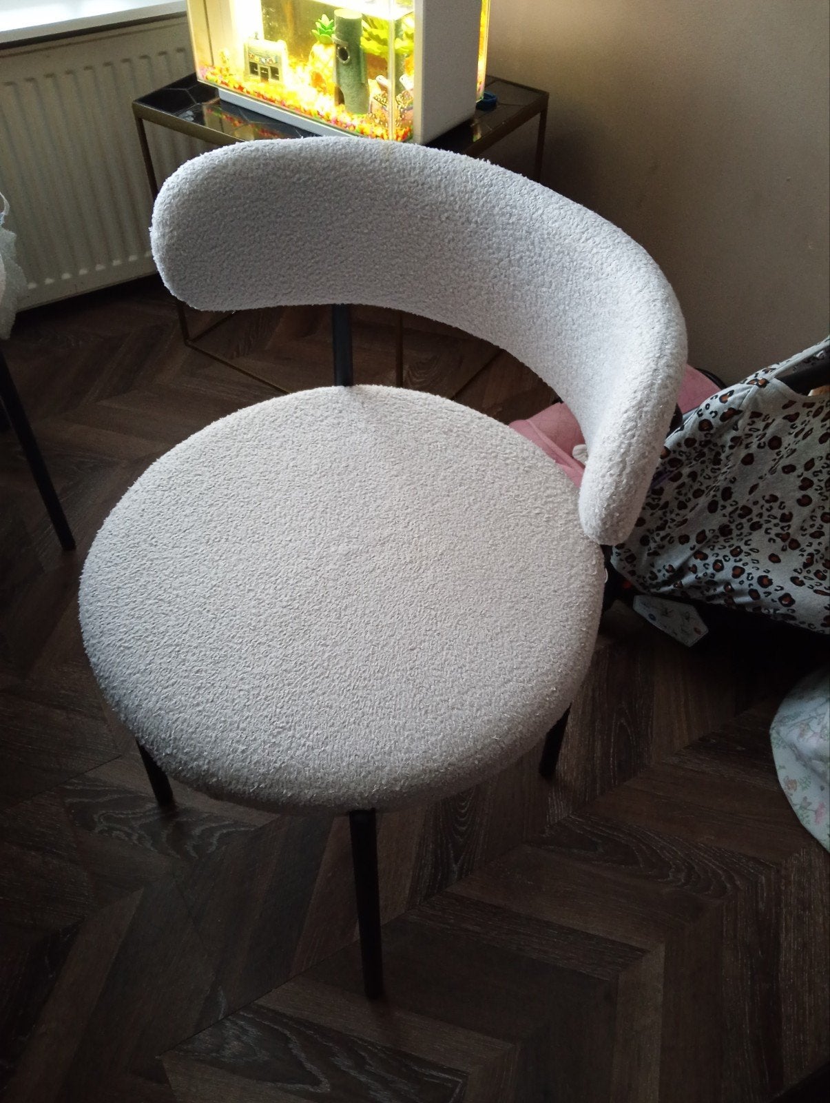japandi stoelen teddy 4, Ophalen, Zo goed als nieuw, Eenpersoons, Minder dan 150 cm
