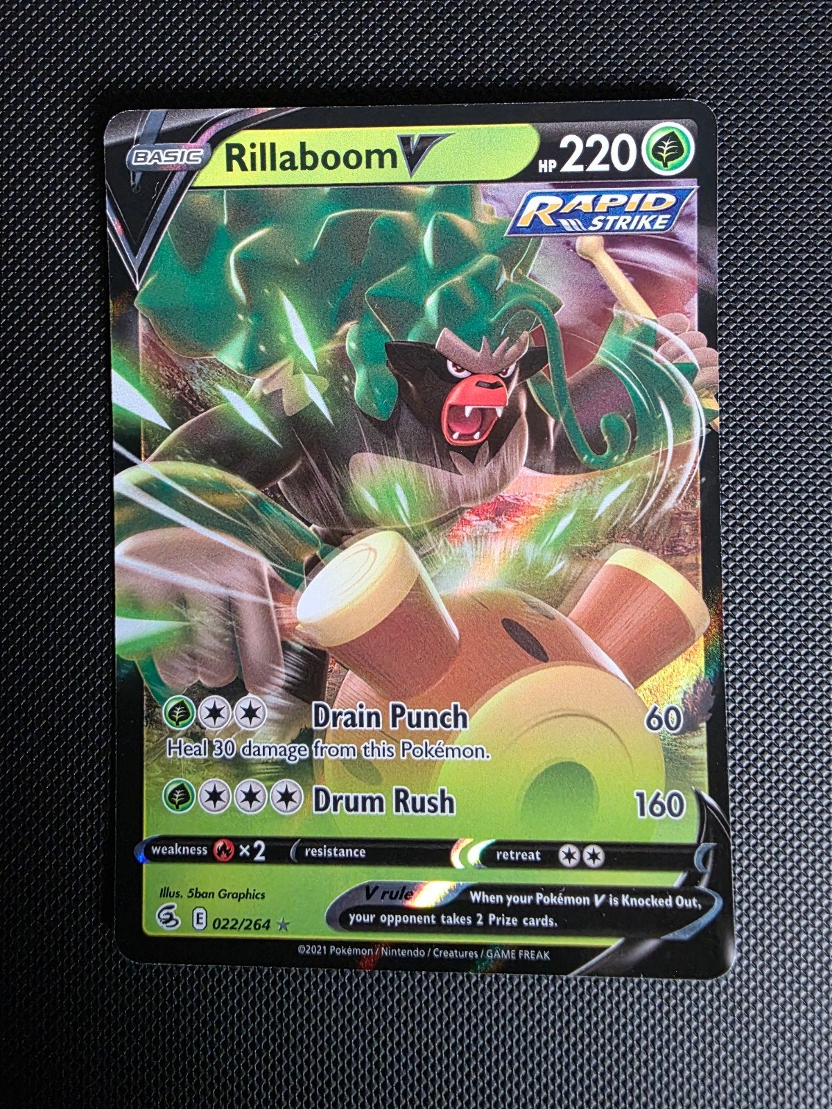 Rillaboom V #022 fusion strike, Ophalen of Verzenden, Nieuw, Losse kaart
