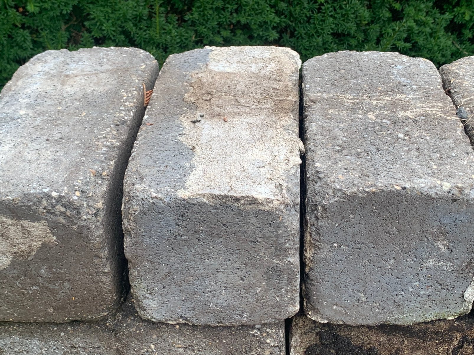 Betonblokken geschikt voor border, Ophalen, Gebruikt, Beton, Overige typen