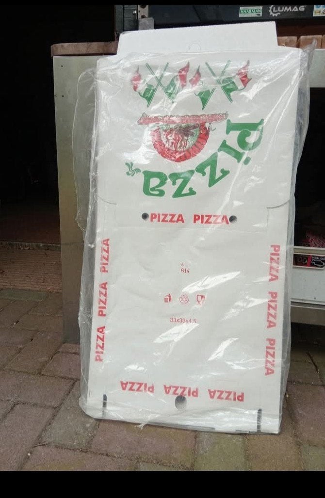 GRATIS: plm 25 pizzadozen, nieuw, ongevouwen, Ophalen, Nieuw