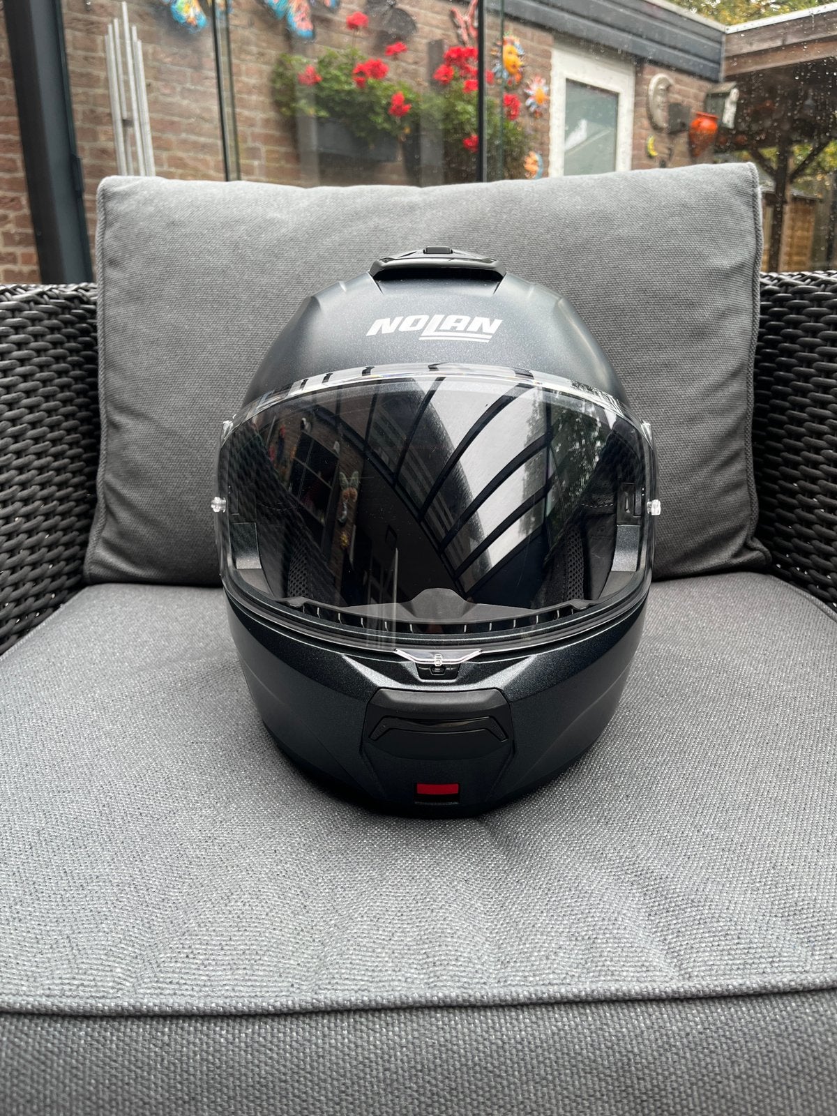 Nolan N100-6 Special N-COM 009 – maat XL – zo goed als nieuw, Motoren, Ophalen, Systeemhelm, Nolan, XL