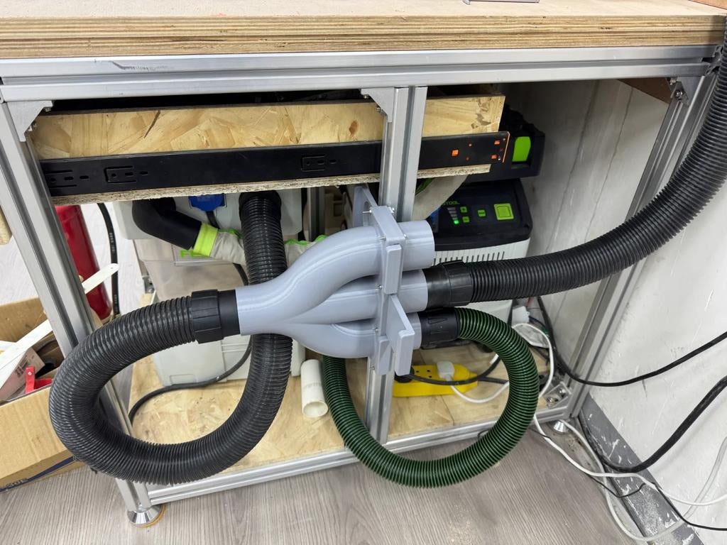 4-weg verdeler voor Festool afzuiging – Ø58mm, Ophalen of Verzenden, Afzuiger