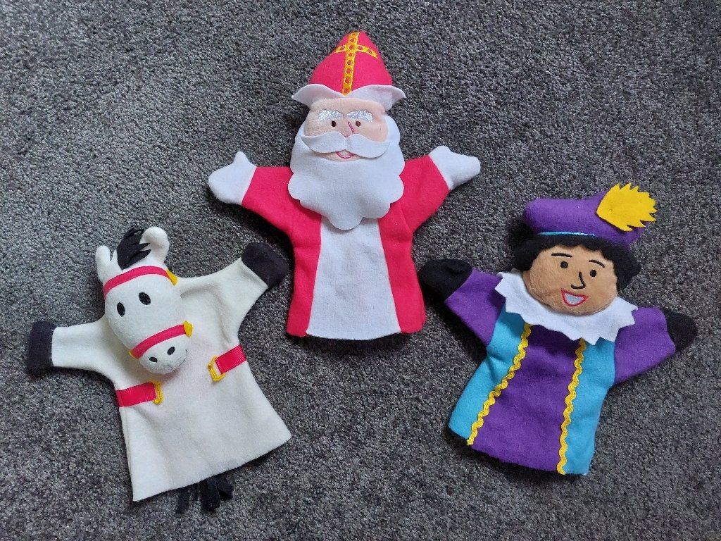 Poppenkastpoppen Sinterklaas, Diversen, Sinterklaas, Ophalen of Verzenden, Zo goed als nieuw