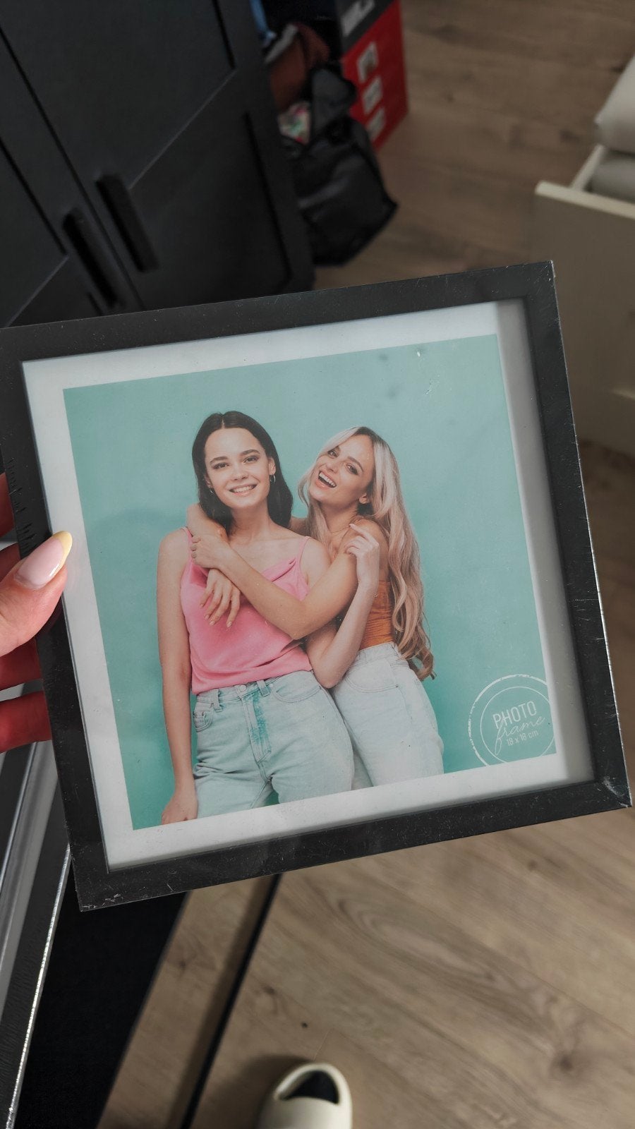 Diverse zwarte fotolijsten Ikea fiskbo, Kunststof, Nieuw, Ophalen of Verzenden, Fotolijst