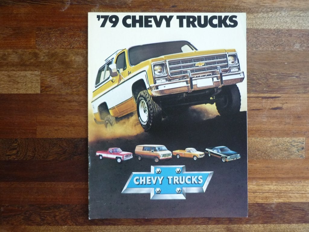 Chevrolet Trucks (1979, USA), Boeken, Auto's | Folders en Tijdschriften, Ophalen of Verzenden, Nieuw, Chevrolet