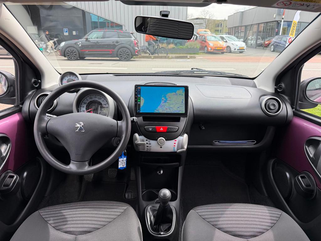 Peugeot 107 1.0 Envy/Navi/Elektrische Raam/Carplay/Nieuw Apk, Euro 5, Overige kleuren, 4 stoelen, Bedrijf