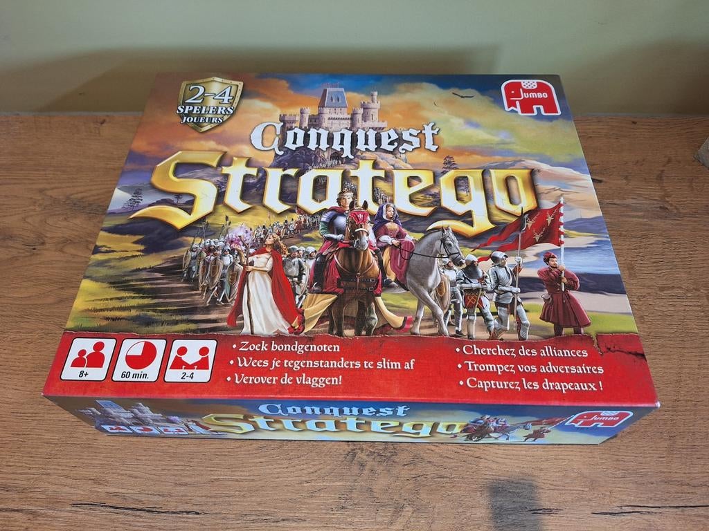 Stratego Conquest bordspel, Hobby en Vrije tijd, Gezelschapsspellen | Bordspellen, Ophalen of Verzenden, Zo goed als nieuw