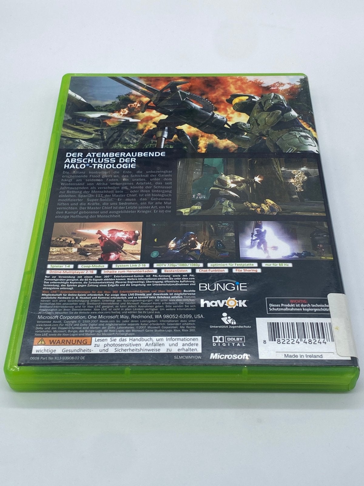 Halo 3 – Xbox 360 – Compleet, Bungie, Shooter, Gekoppelde computers, 2 spelers