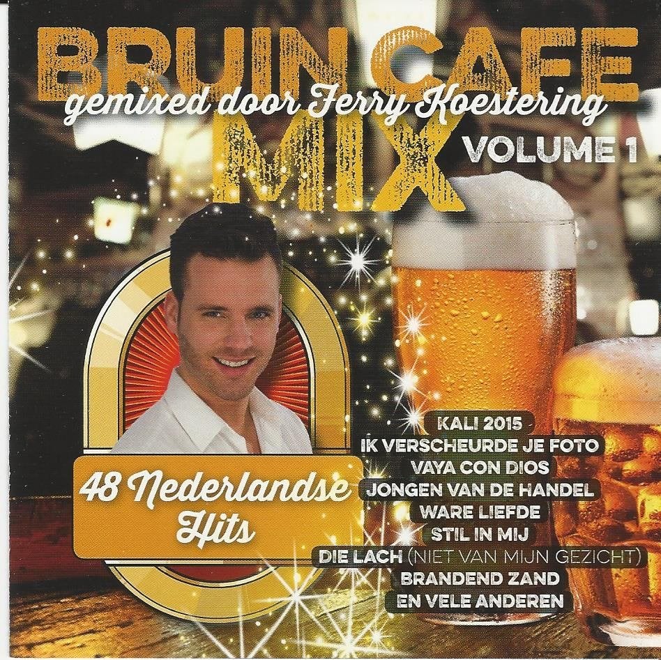 Bruin café mix Volume 1 oa.Duo NL,Lange Frans,Roelvink= 4,99, Ophalen of Verzenden, Zo goed als nieuw, Levenslied of Smartlap