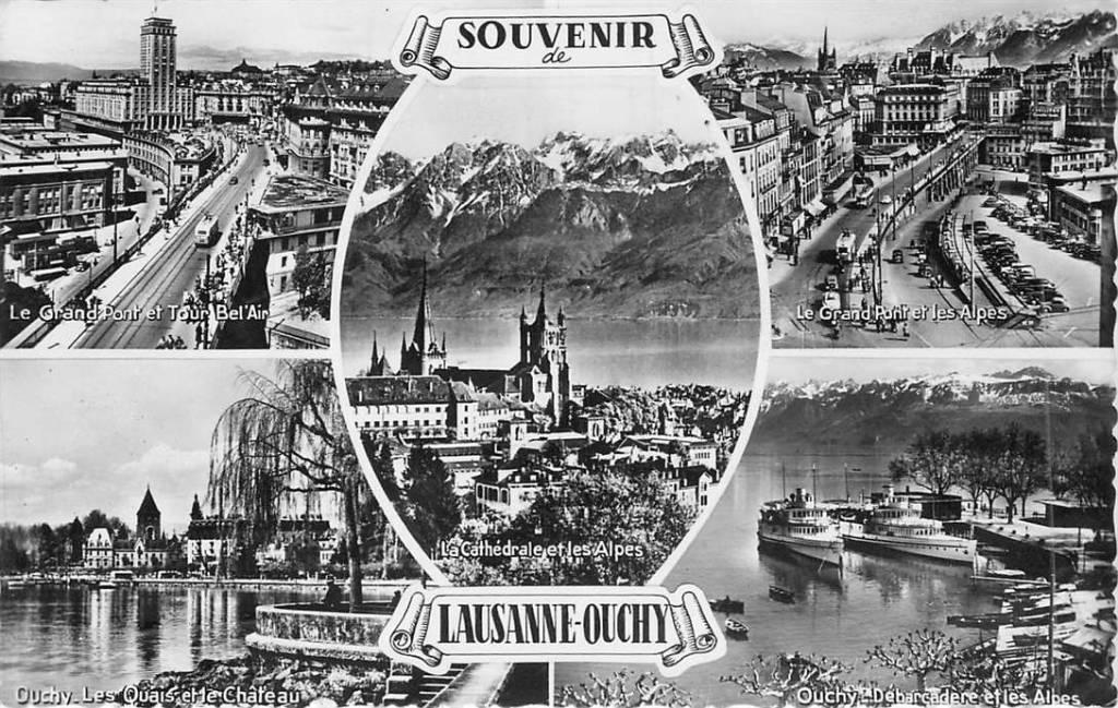 381-231-007 Souvenir de Lausanne-Ouchy, Verzenden, Voor 1920, Overig Europa