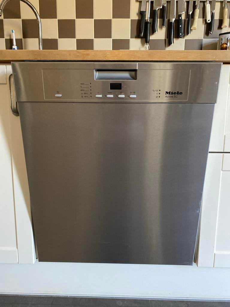 Miele Active SC Vaatwasser - Roestvrij staal, Witgoed en Apparatuur, Vaatwasmachines, Gebruikt, Vrijstaand, 85 tot 90 cm, 60 cm of meer