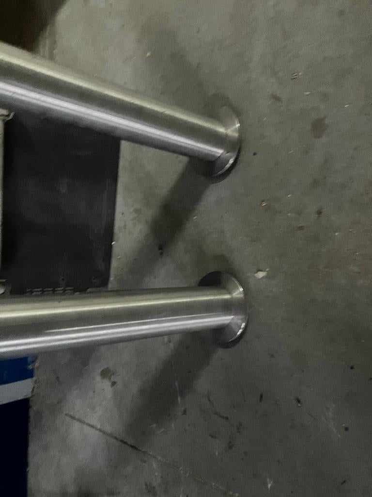 Info balie rvs staanders zuil met computer ( 137 ), Ophalen, Gebruikt, Nb, Nb