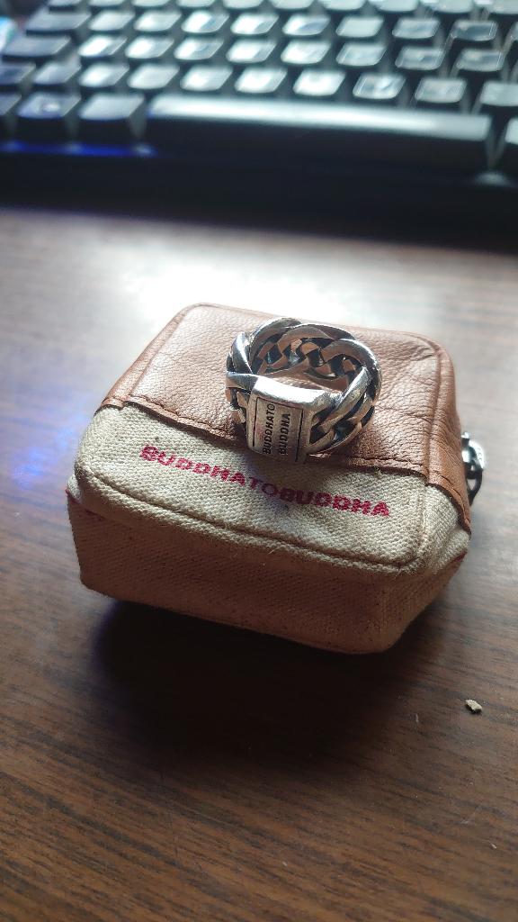 Buddha to buddha ring nathalie 17mm, Sieraden, Tassen en Uiterlijk, Ringen, Ophalen, Gebruikt, 17 tot 18, Dame