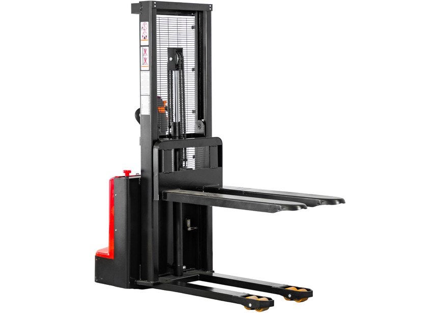 Elektrische stapelaar 1000kg 1500mm enkele mast MW Tools