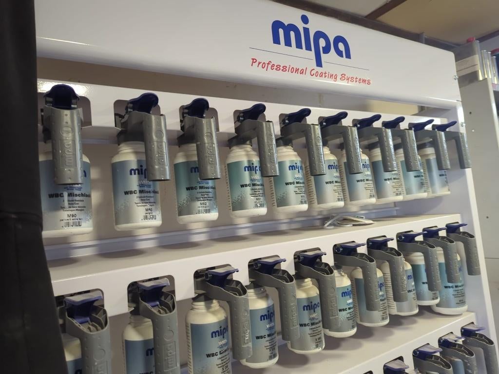 MIPA Verfmengset compleet –rekken, weegschaal & kleurstalen, Ophalen, Mipa, Wit, Mipa