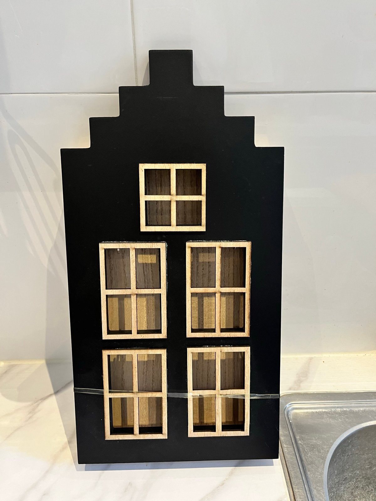 Sleutelkastje, Huis en Inrichting, Woonaccessoires | Overige, Nieuw, Hout, Zwart, Modern, Ophalen
