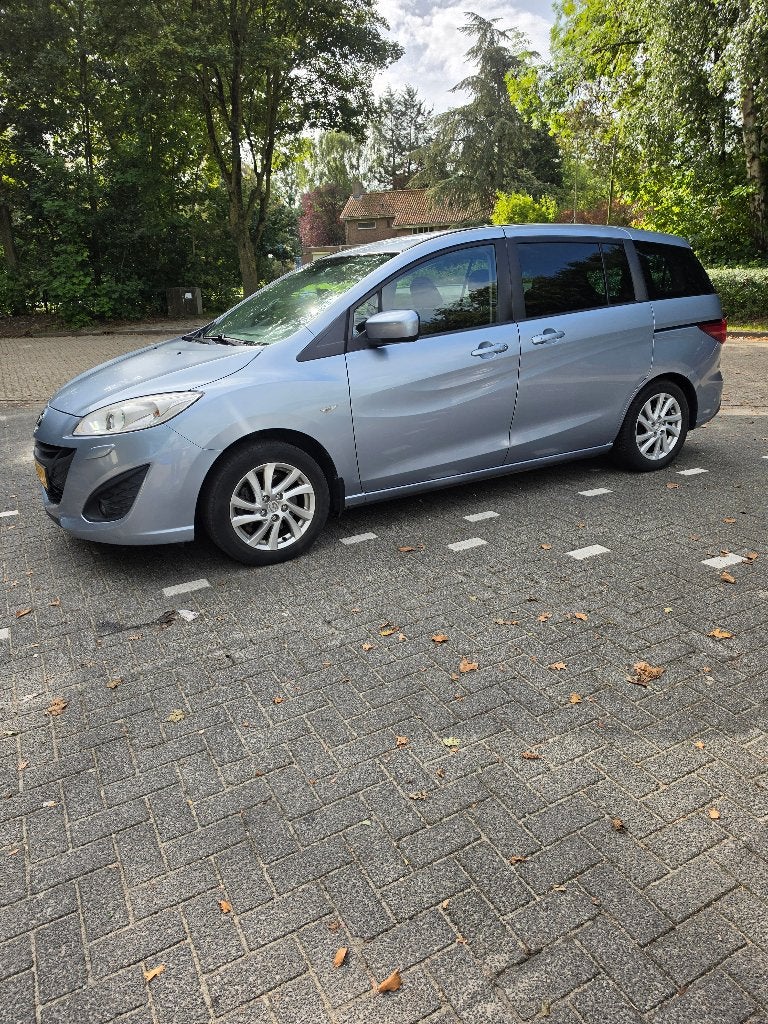 Mazda 5 1.8 7pers 2010, Auto's, Voorwielaandrijving, Stof, Zwart, 4 cilinders