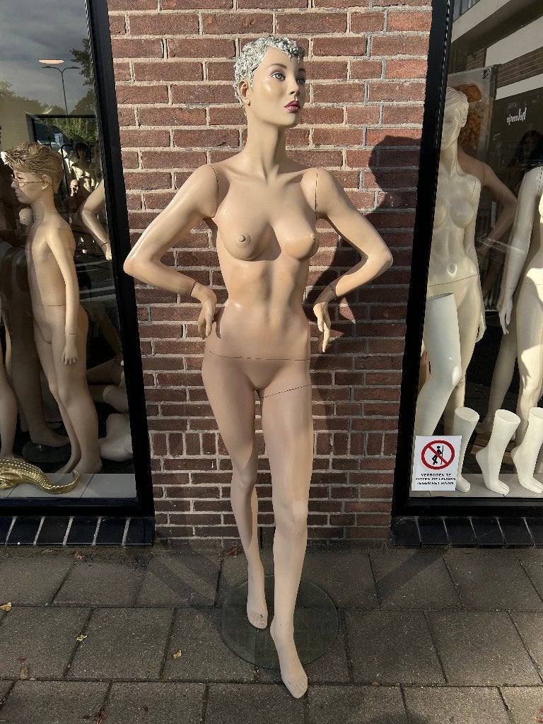 Etalagepop met gestileerd haar, Onbekend@voorbeeld.com, Onbekend, Ophalen of Verzenden, Onbekend