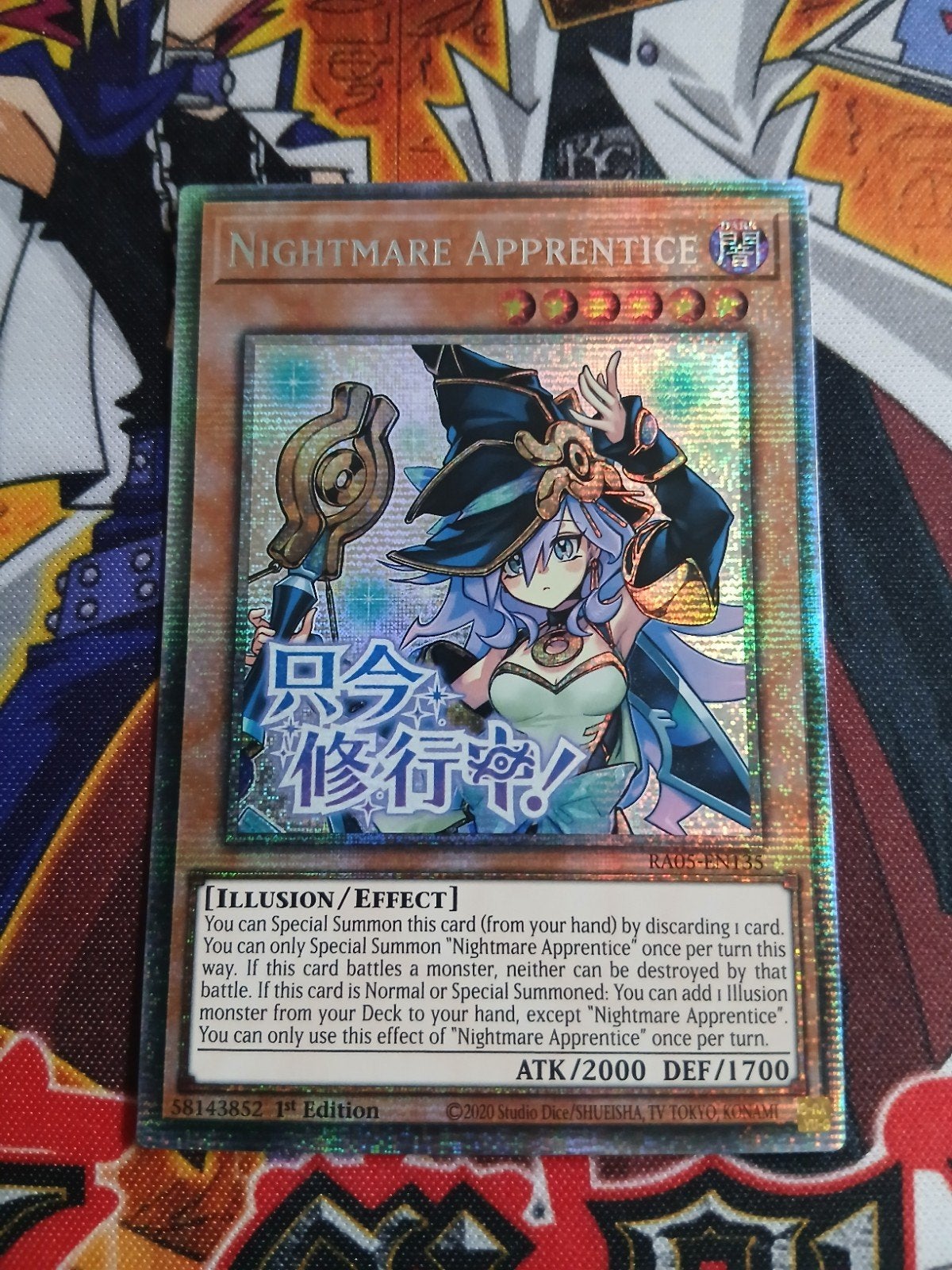 Nightmare Apprentice - Starlight Rare RA05 - Yu-Gi-Oh, Ophalen of Verzenden, Zo goed als nieuw, Foil