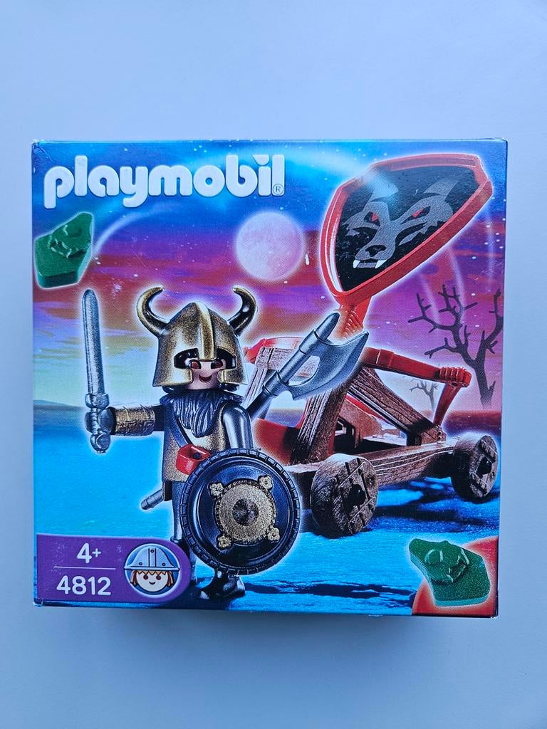 Playmobil Viking met Katapult - Set 4812, Ophalen of Verzenden, Nieuw, Complete set