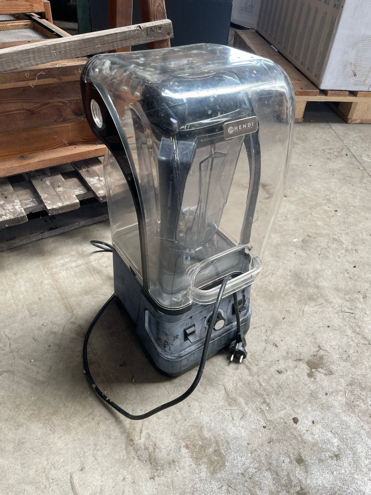 Hendi Powerblender met geluidsisolatiekap, Witgoed en Apparatuur, Ophalen, Gebruikt, Powerblender