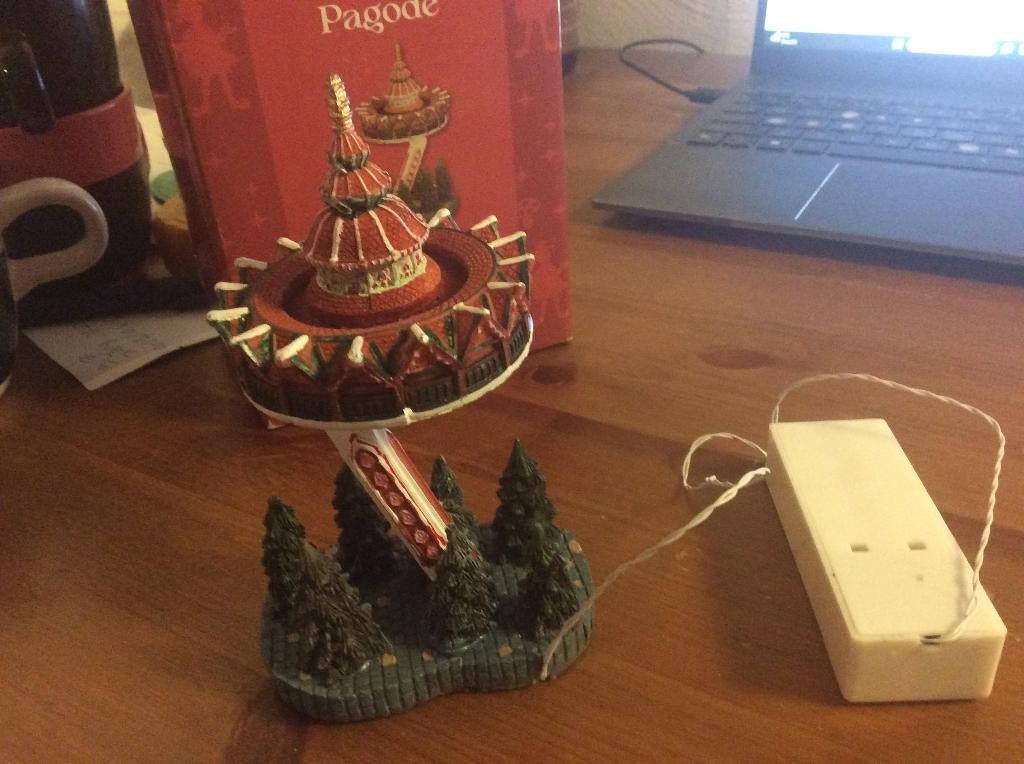 Efteling miniatuur Pagode. Met verlichting. Nieuw in doos, Ophalen of Verzenden, Nieuw, Beeldje of Poppetje