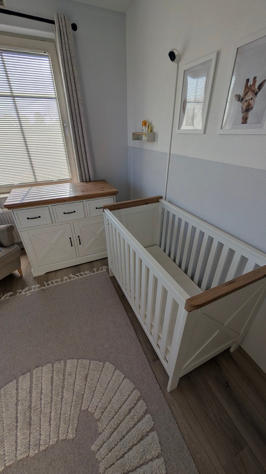 Kidsmill Savigno babykamerset - ledikant + commode €120, Ophalen, Gebruikt, Jongetje of Meisje