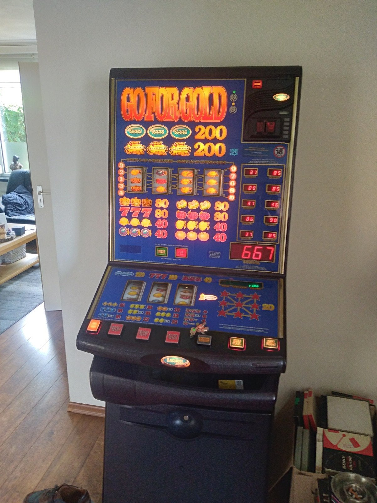 Go For Gold Gokkast - Klassieke Fruitautomaat, Euro, Ophalen, Gebruikt