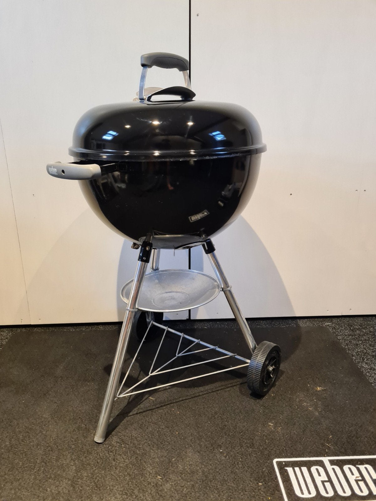 Weber Bar-B-Kettle Houtskoolbarbecue 47 cm Zwart, Tuin en Terras, Ophalen, Gebruikt, Weber