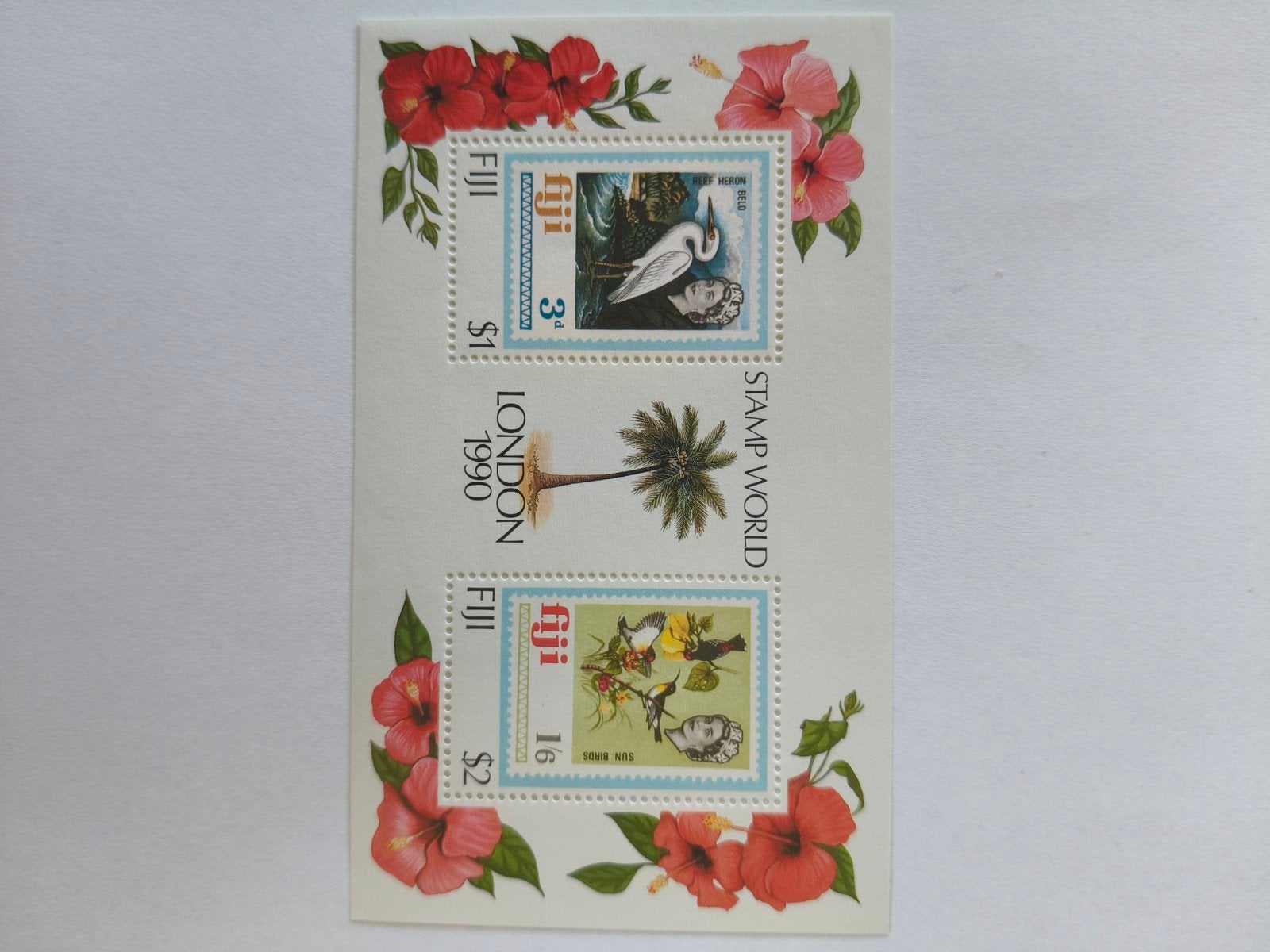 Fiji Postzegels - Stamp World London 1990, Ophalen of Verzenden