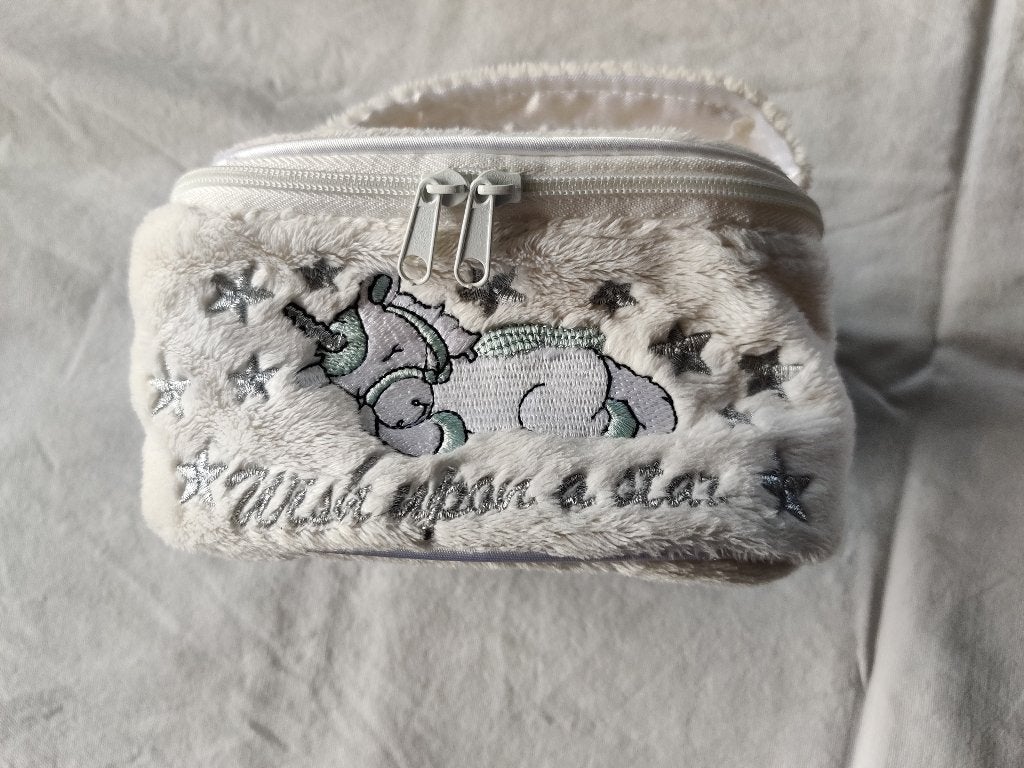 1 kinder toilettasje, met ritssluiting, Unicorn, Ophalen of Verzenden, Gebruikt, Meerkleurig, Meisje