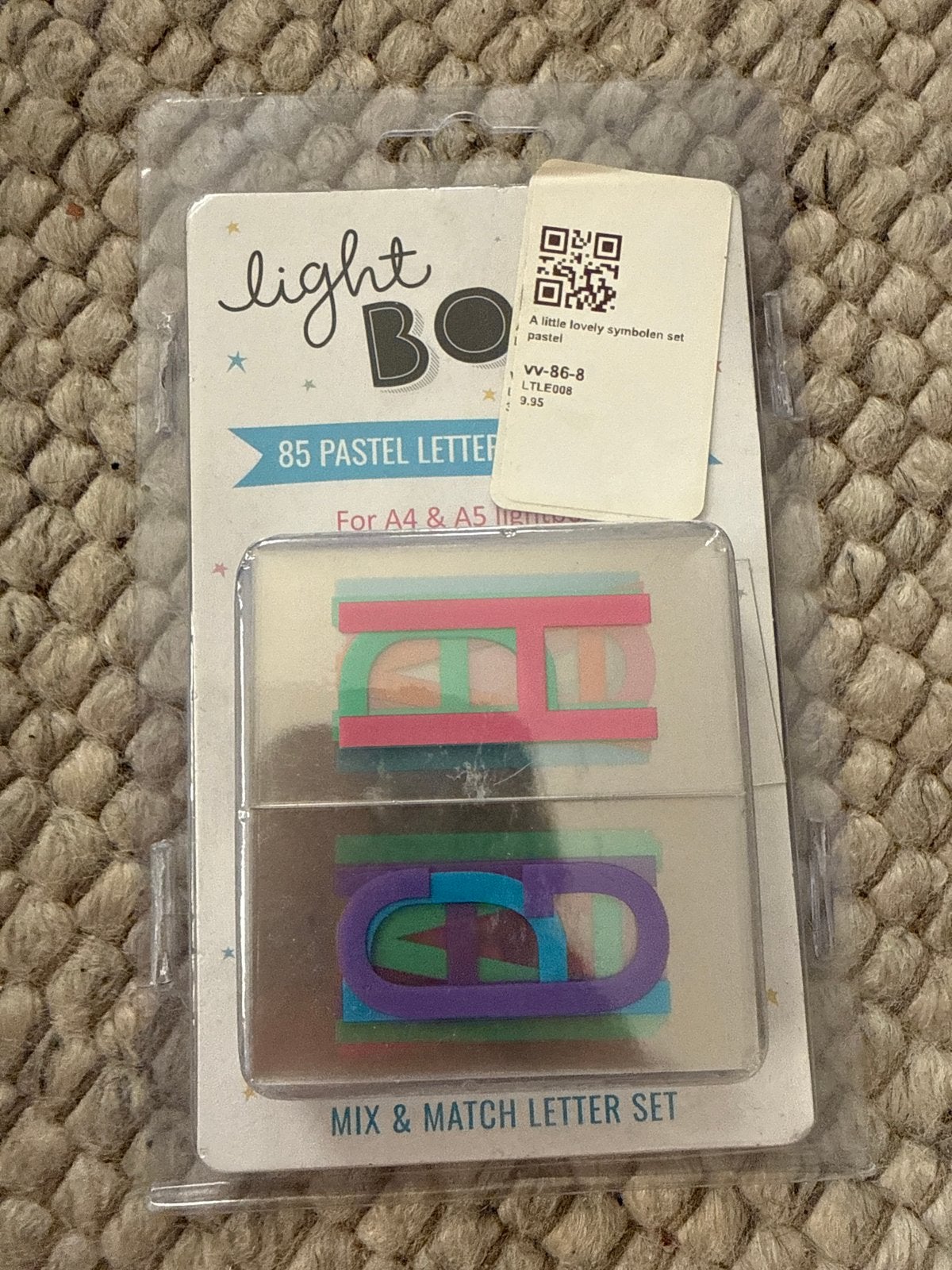 Light Box 85 Pastel Lettersa little lovely company, Ophalen of Verzenden, Zo goed als nieuw