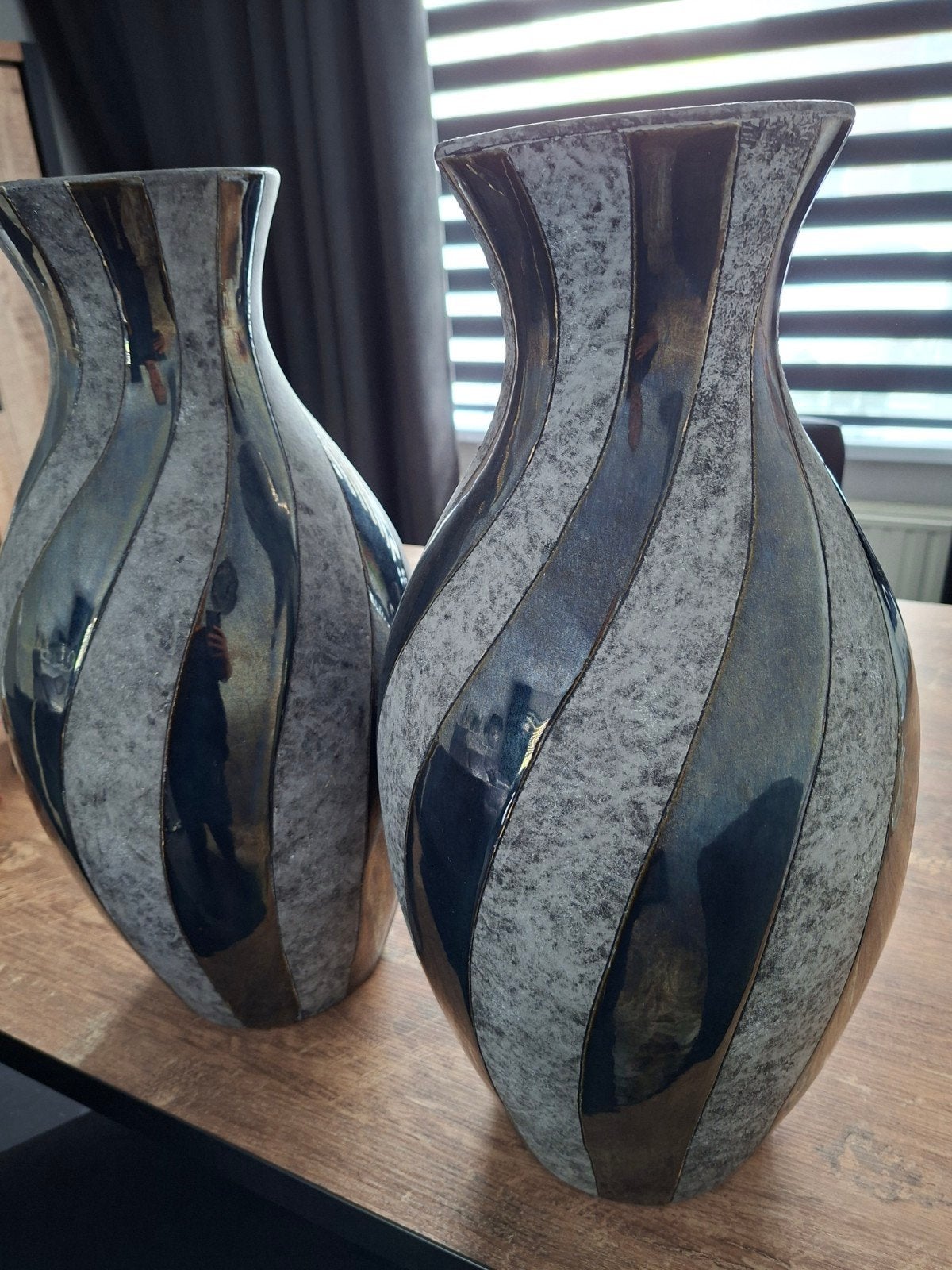 Toto mundo unieke vazen, Overige kleuren, Ophalen of Verzenden, Minder dan 50 cm, Glas
