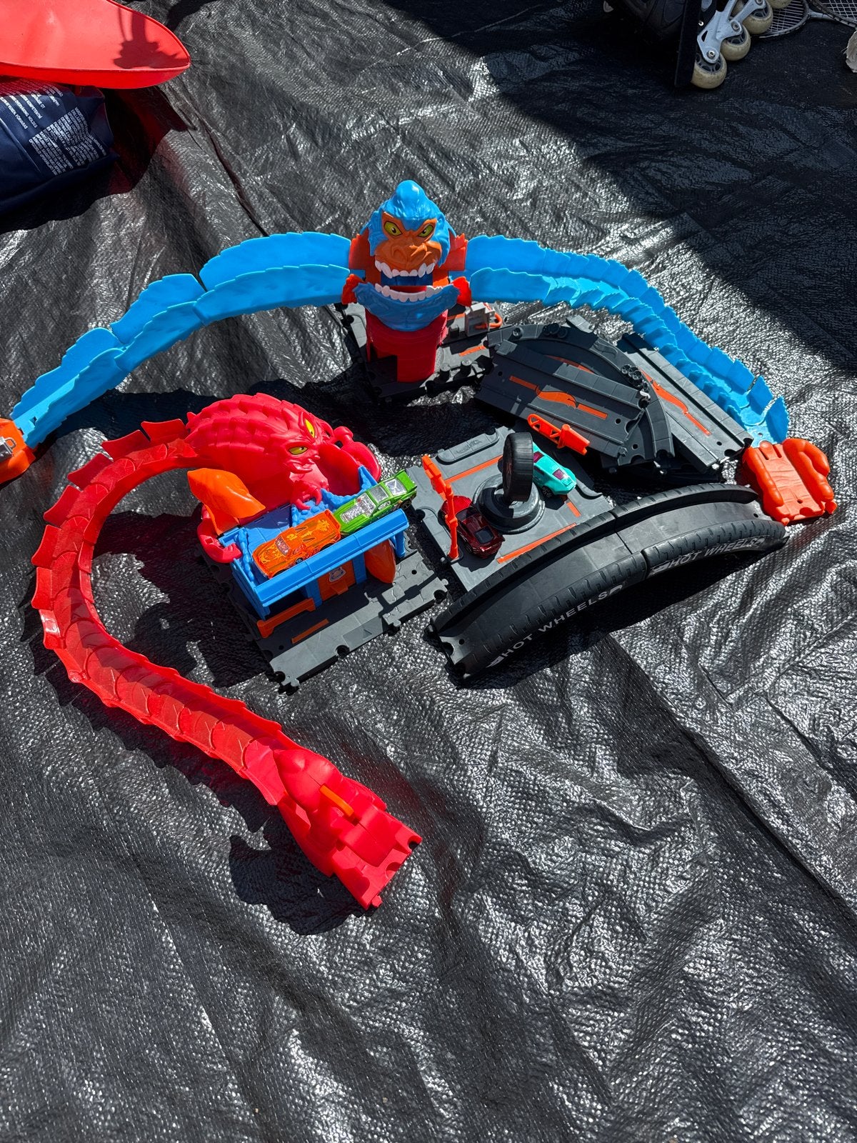 Hot Wheels Monster Truck Arena Smashers speelset, Kinderen en Baby's, Speelgoed | Speelgoedvoertuigen, Ophalen of Verzenden, Gebruikt