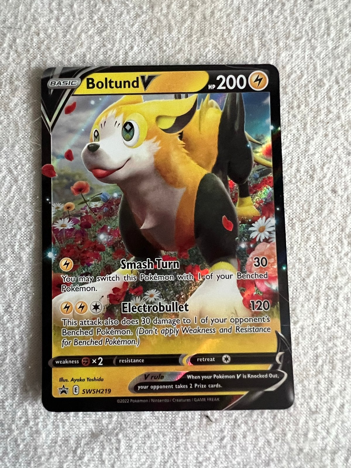 Pokémon V Kaarten: BoltundV, RotomV, HeatranV, GyaradosV, Ophalen of Verzenden, Zo goed als nieuw, Meerdere kaarten