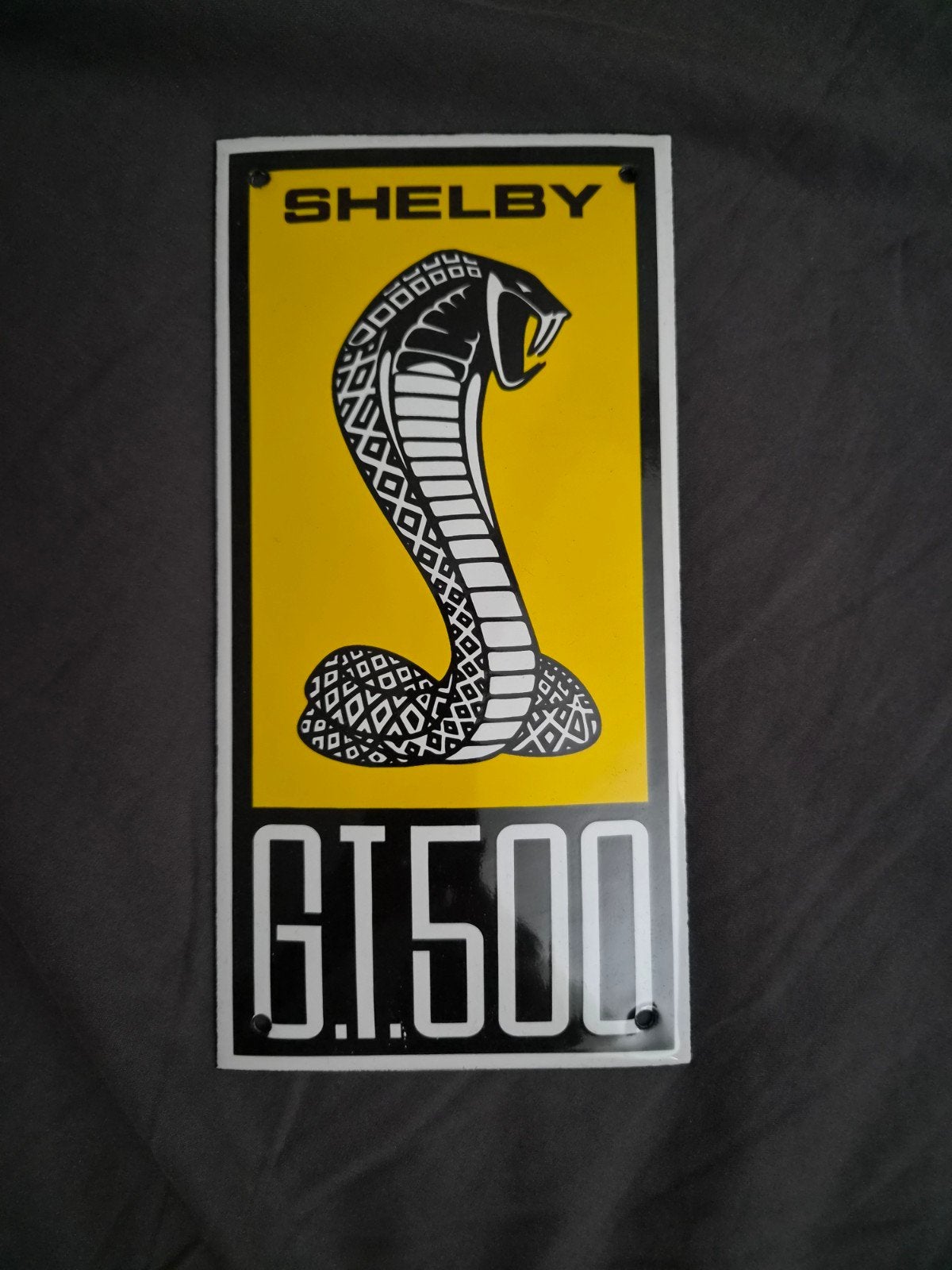 Emaille bord Shelby GT500, Ophalen of Verzenden