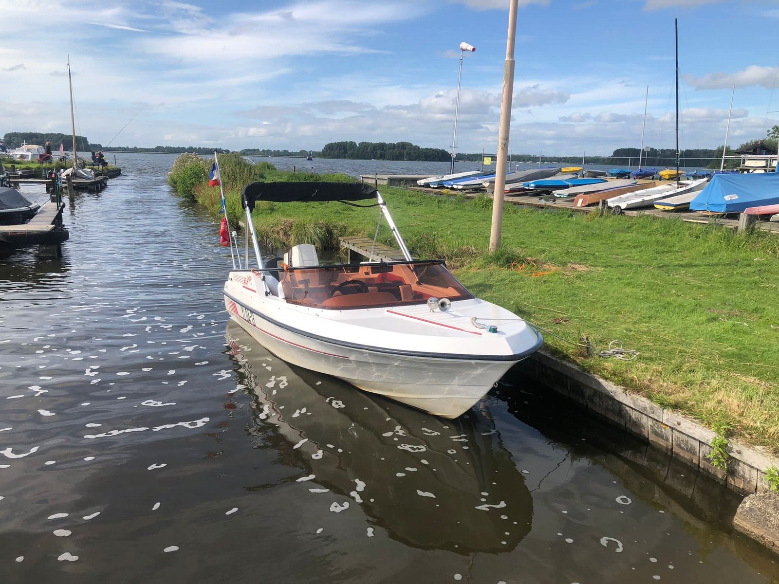 Bateaux Boxer 44 met 60pk Johnson VRO + Pega Trailer, Watersport en Boten, Ophalen, Polyester