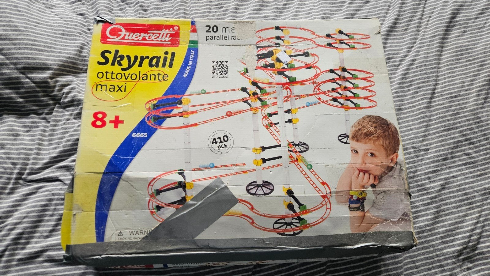 Guerci Skyrail Ottovolante Maxi knikkerbaan (410 stuks), Ophalen of Verzenden, Gebruikt, Overige merken