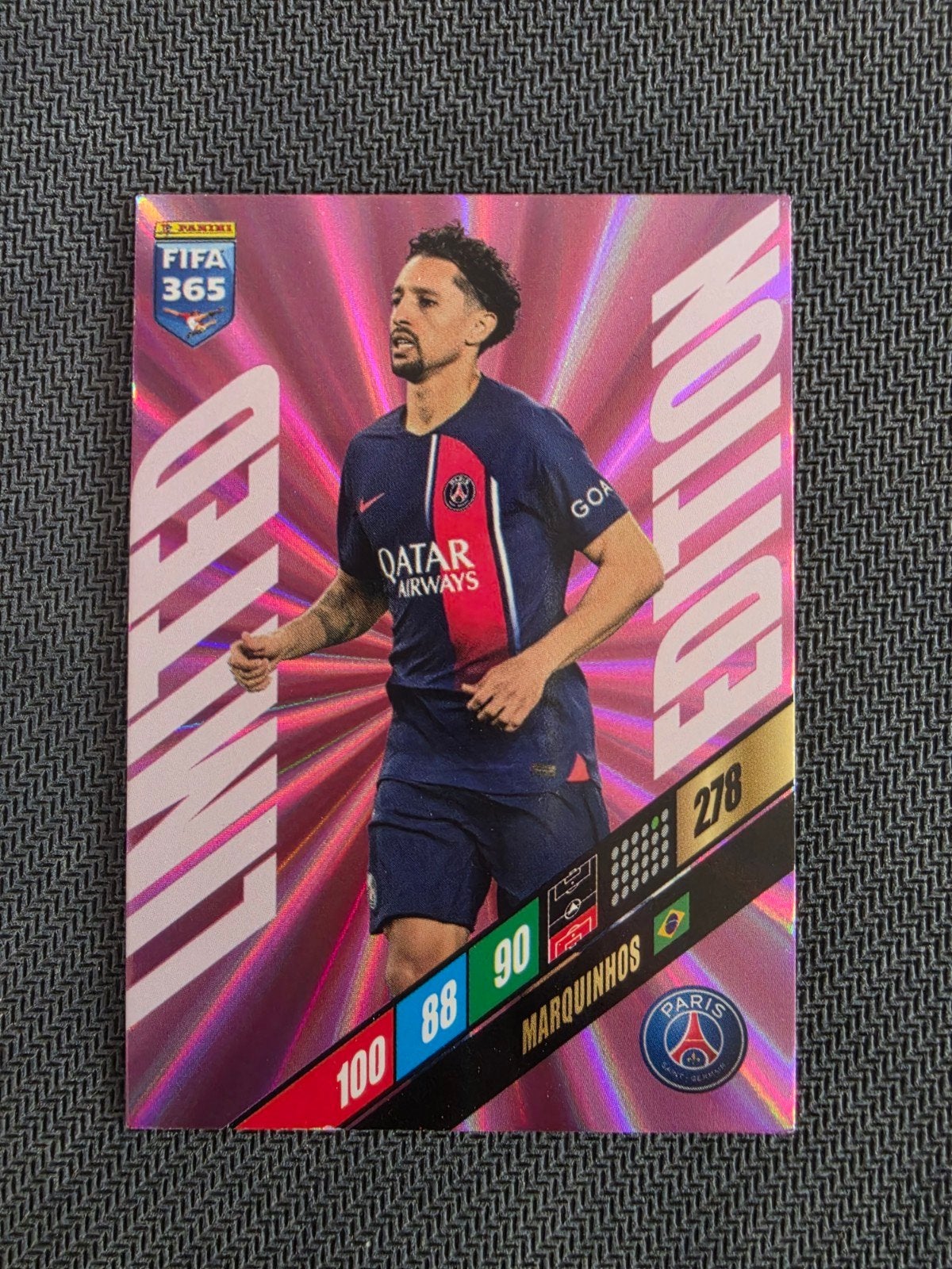 FIFA 365 Limited Edition Kaart - Marquinhos PSG, Verzamelen, Sportartikelen en Voetbal, Ophalen of Verzenden, Zo goed als nieuw